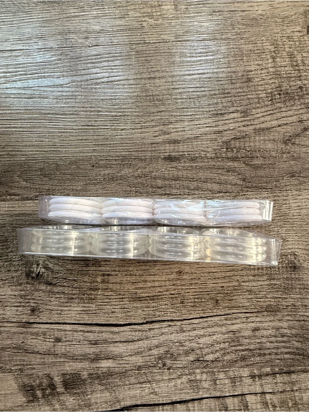 Amazon Light Pink and Clear Shower Curtain Rings - Oval Hooks (12 pack)